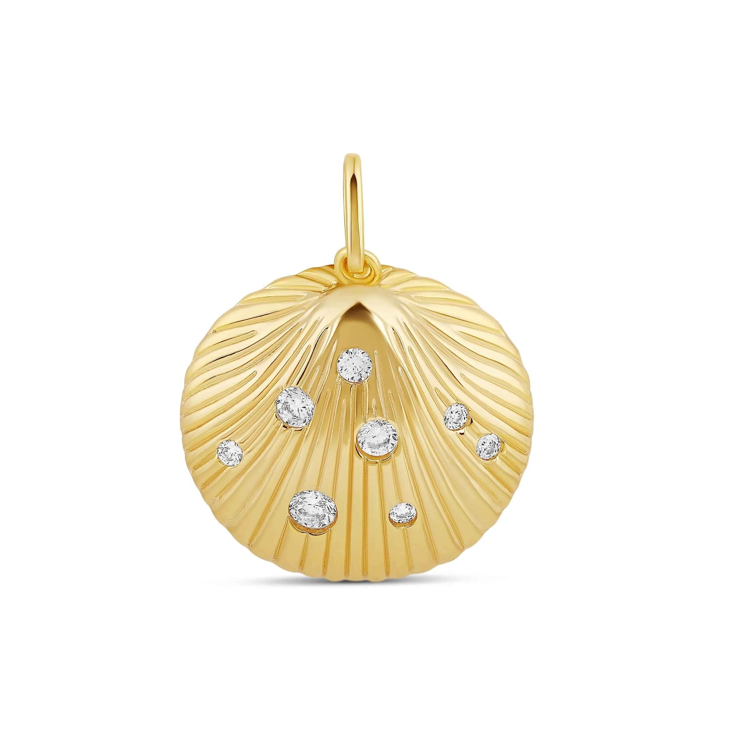 Fluted Shell Charm