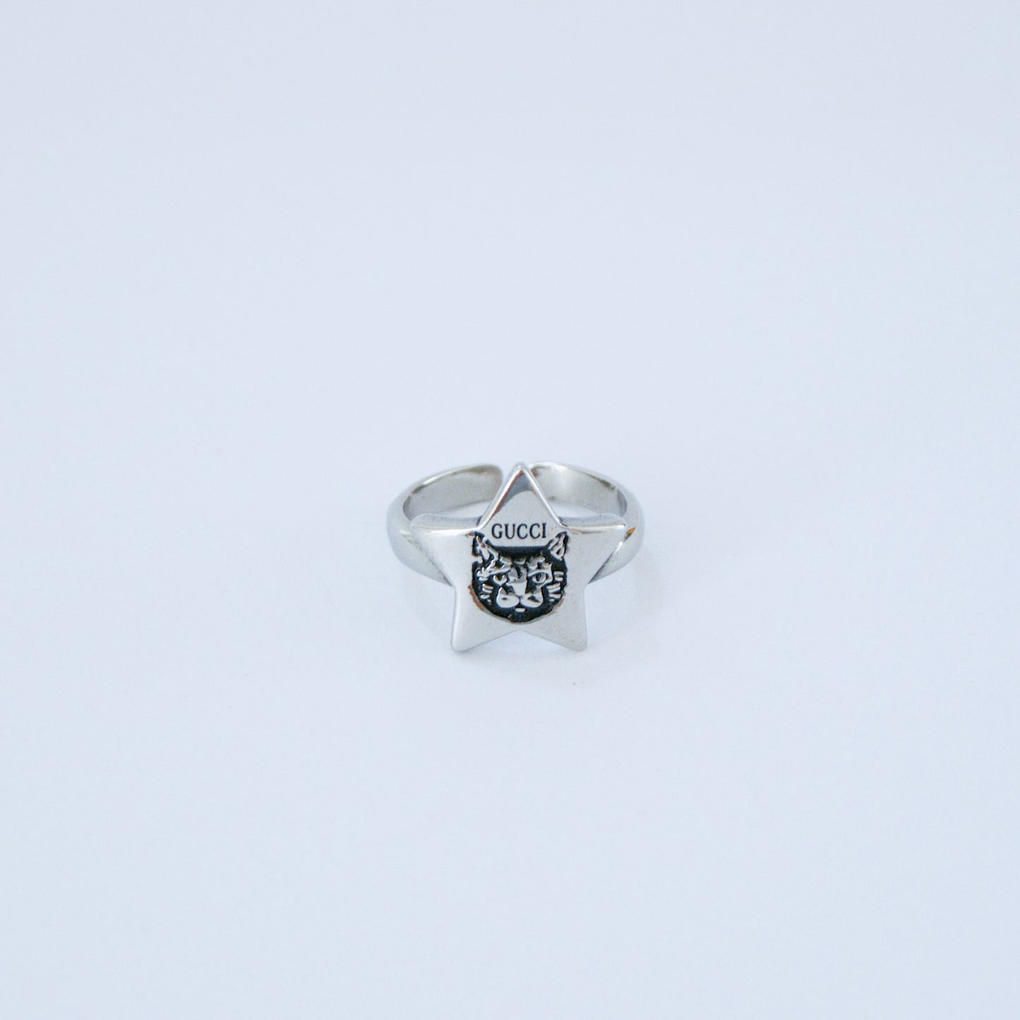 G silver ring - MARO JEWELRY