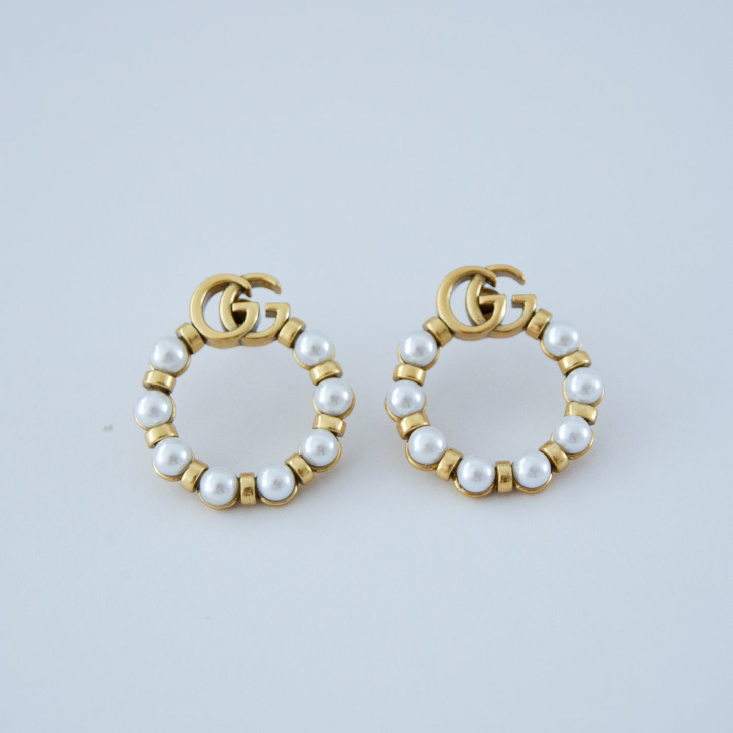 GG Pearl earring - MARO JEWELRY