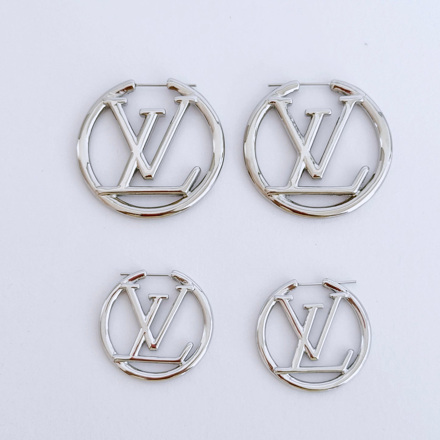 Silver hoops - MARO JEWELRY