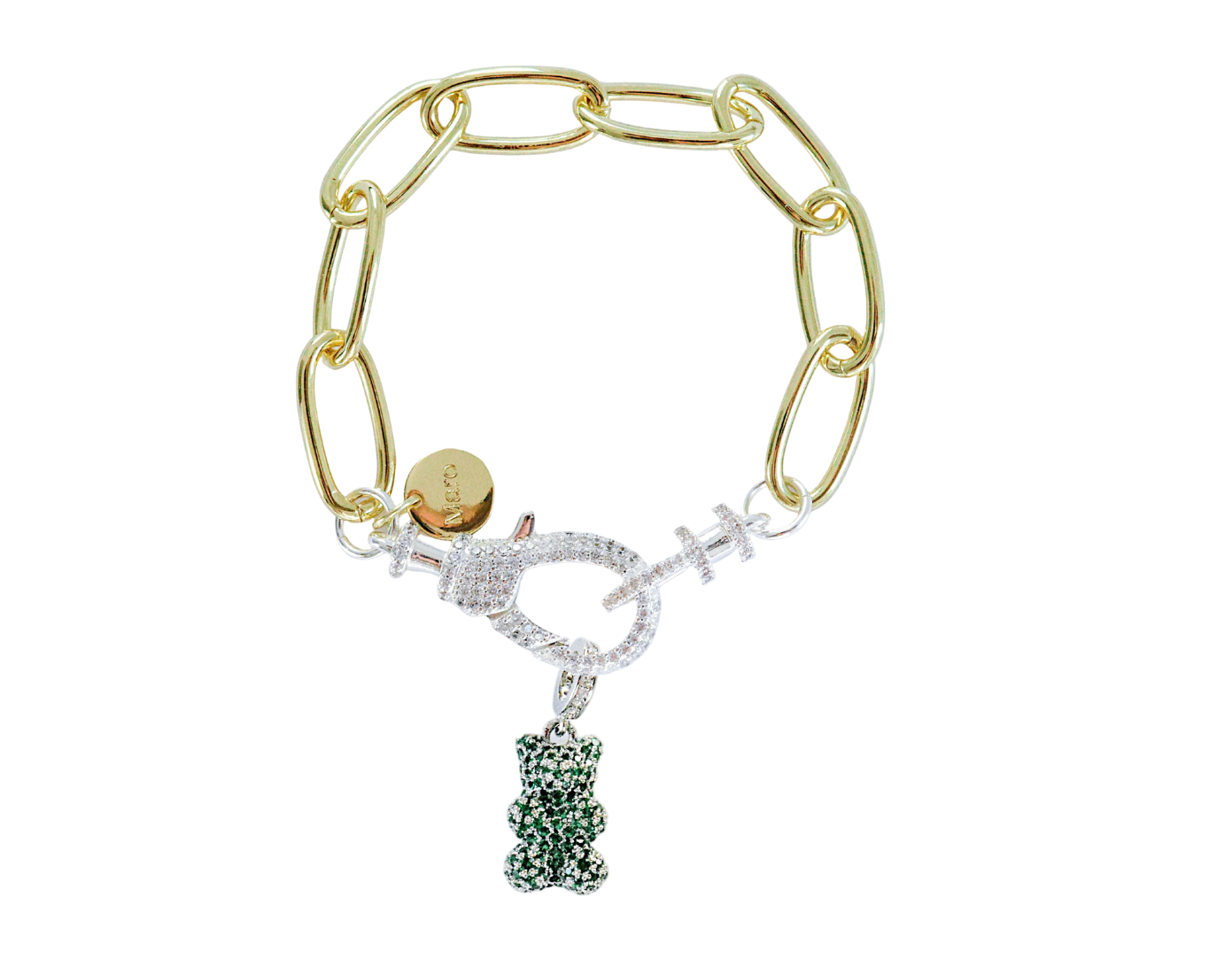 Lobster Claps Paper Clip Bracelet