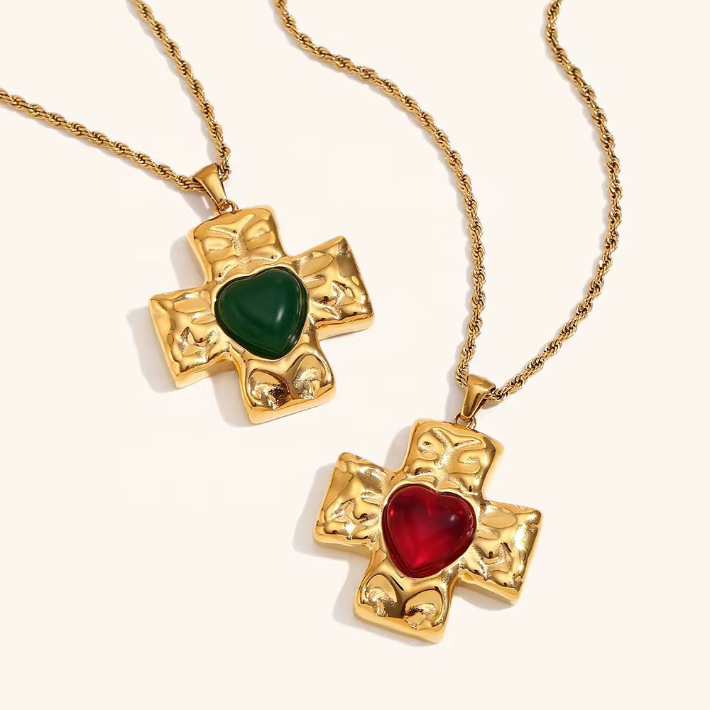 Heart Shape necklace - MARO JEWELRY