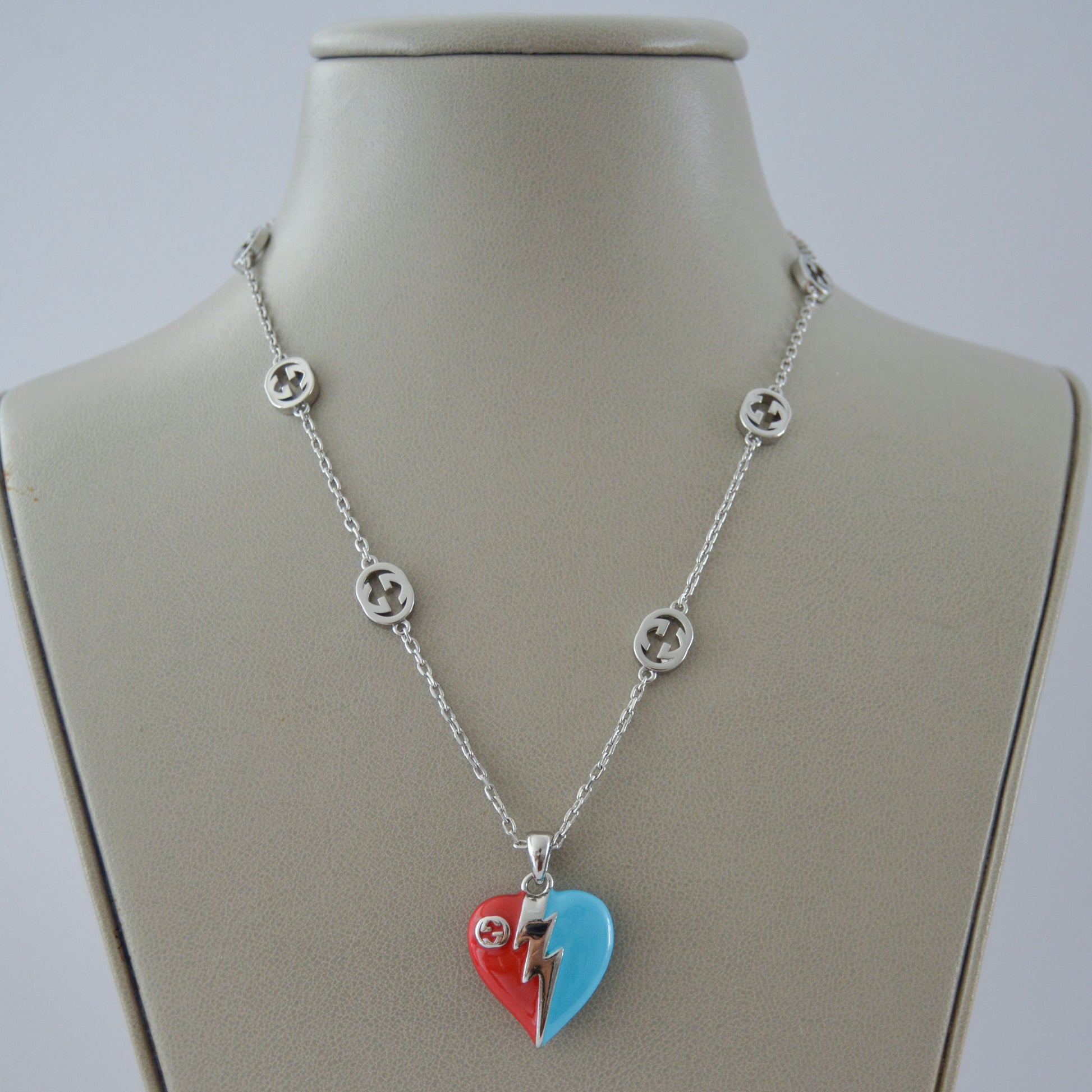 GG silver necklace - MARO JEWELRY