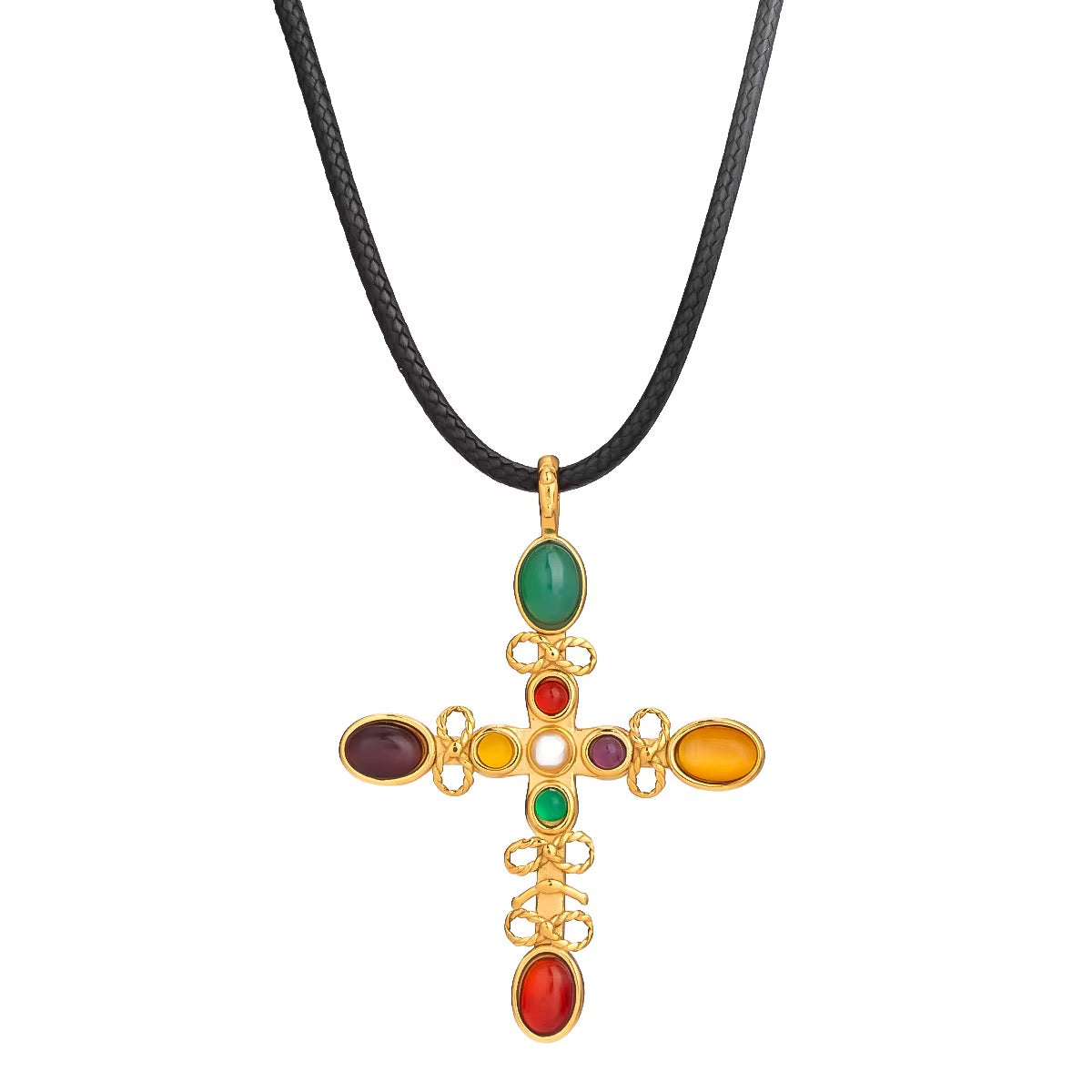 Cross pendant necklace - MARO JEWELRY