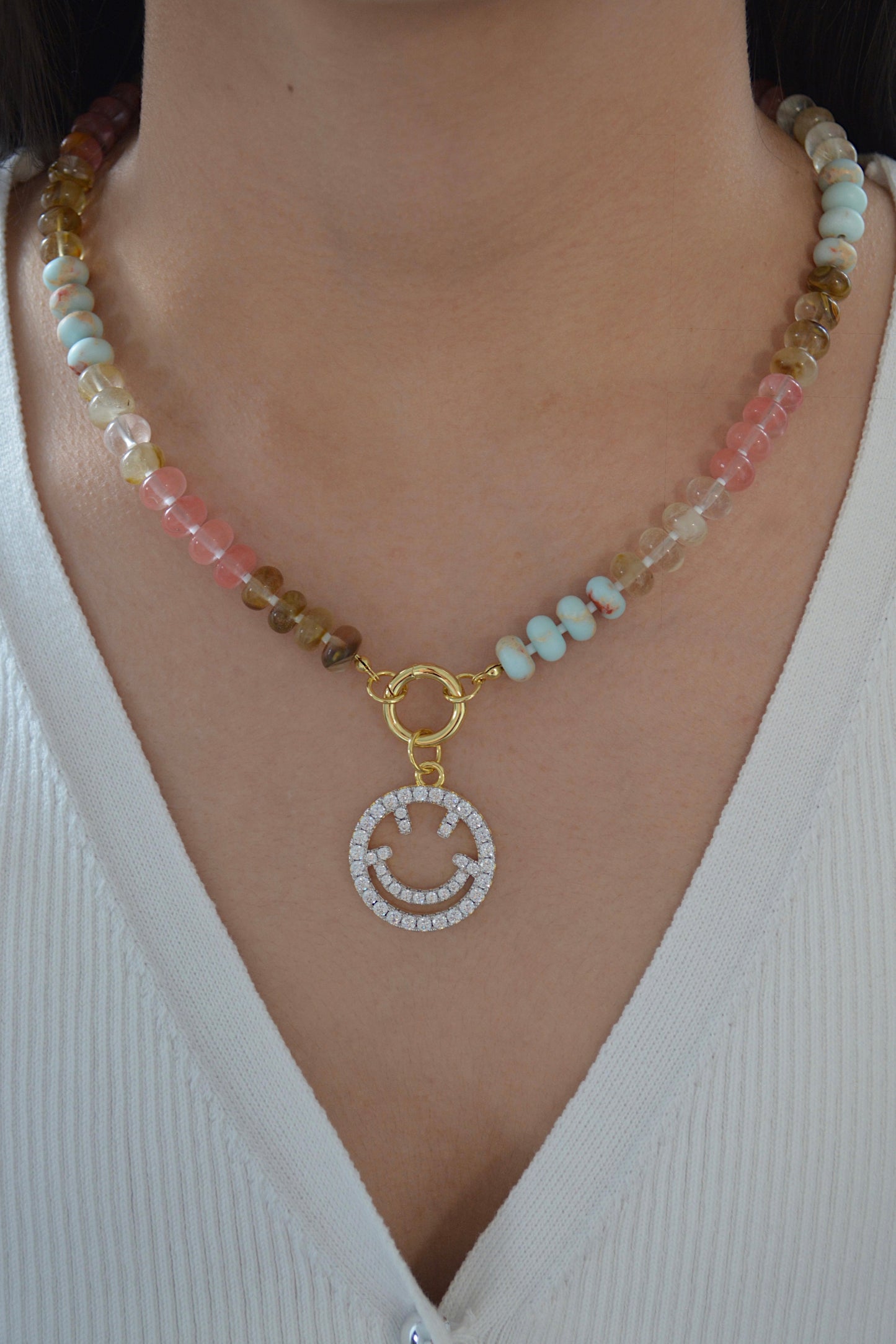Smiley Beads Necklace
