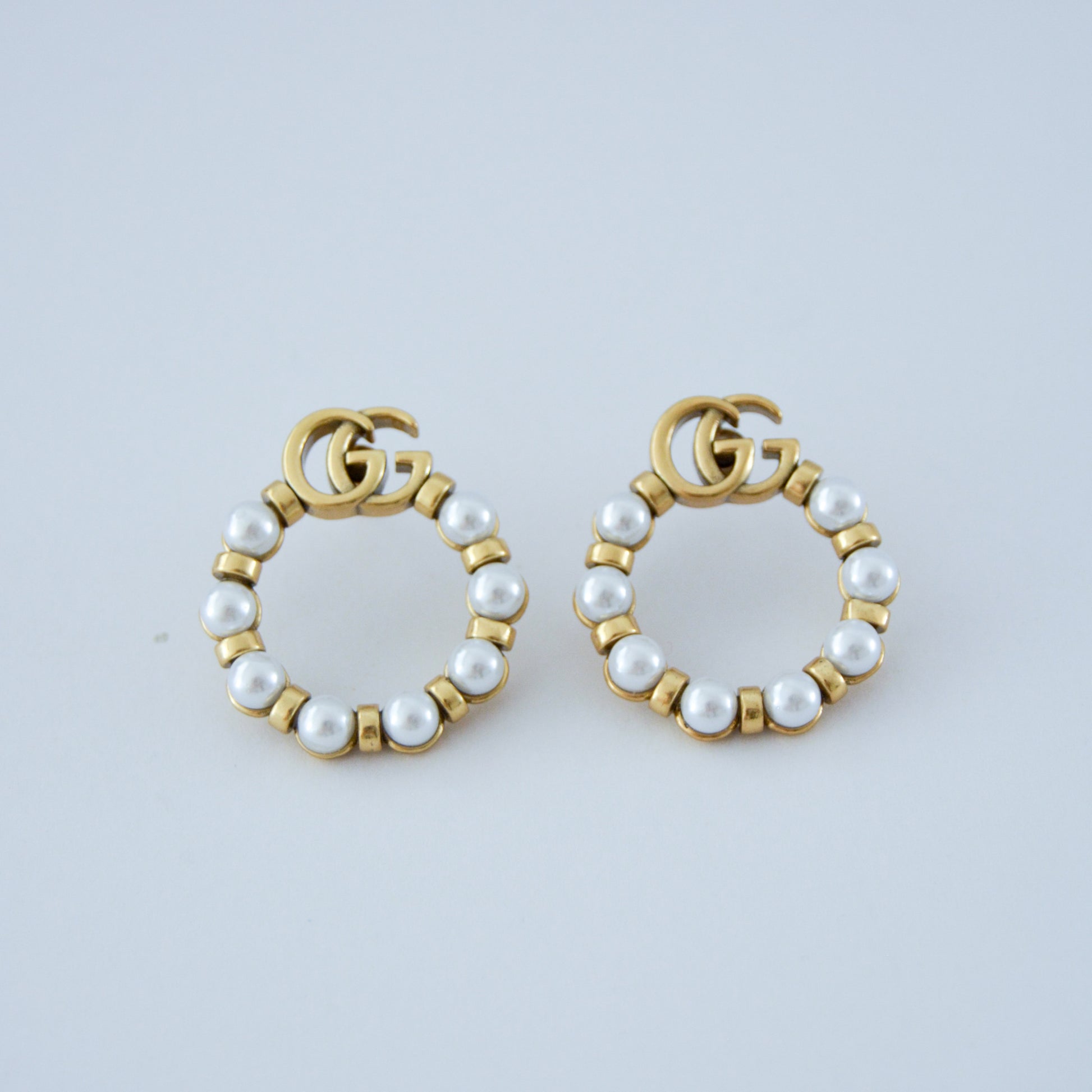 GG Pearl earring - MARO JEWELRY