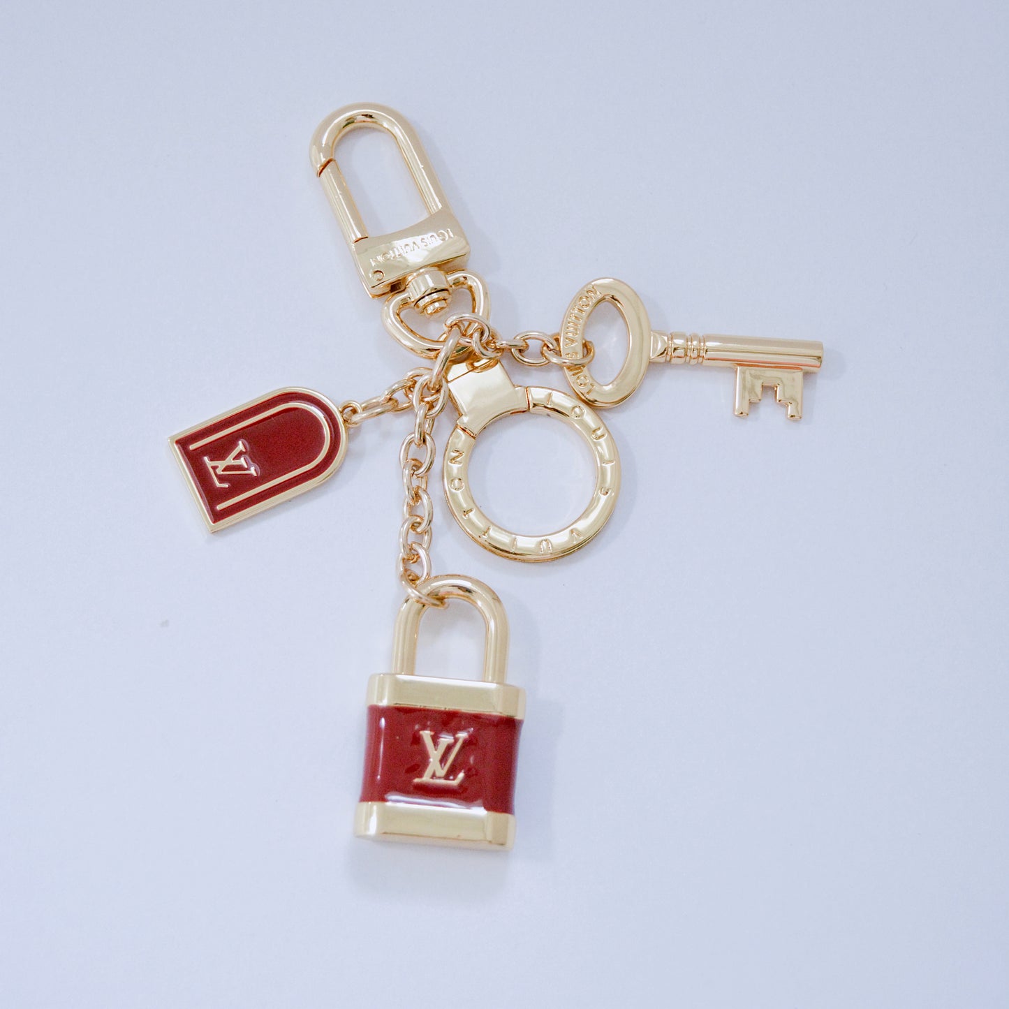 Red Charms Keychain - MARO JEWELRY