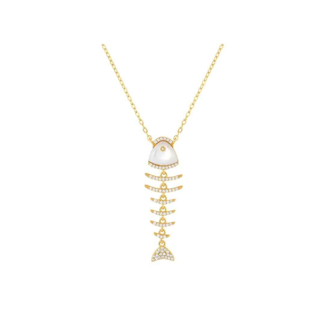 Fish Mother of Pearl Necklace