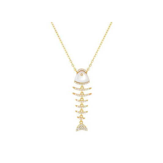 Fish Mother of Pearl Necklace