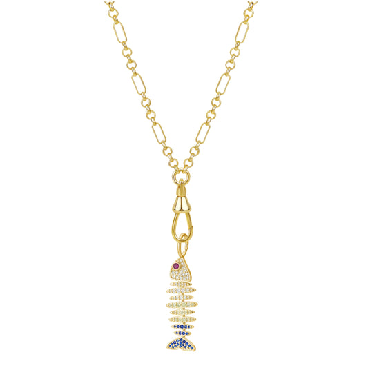 Fishbone Charm