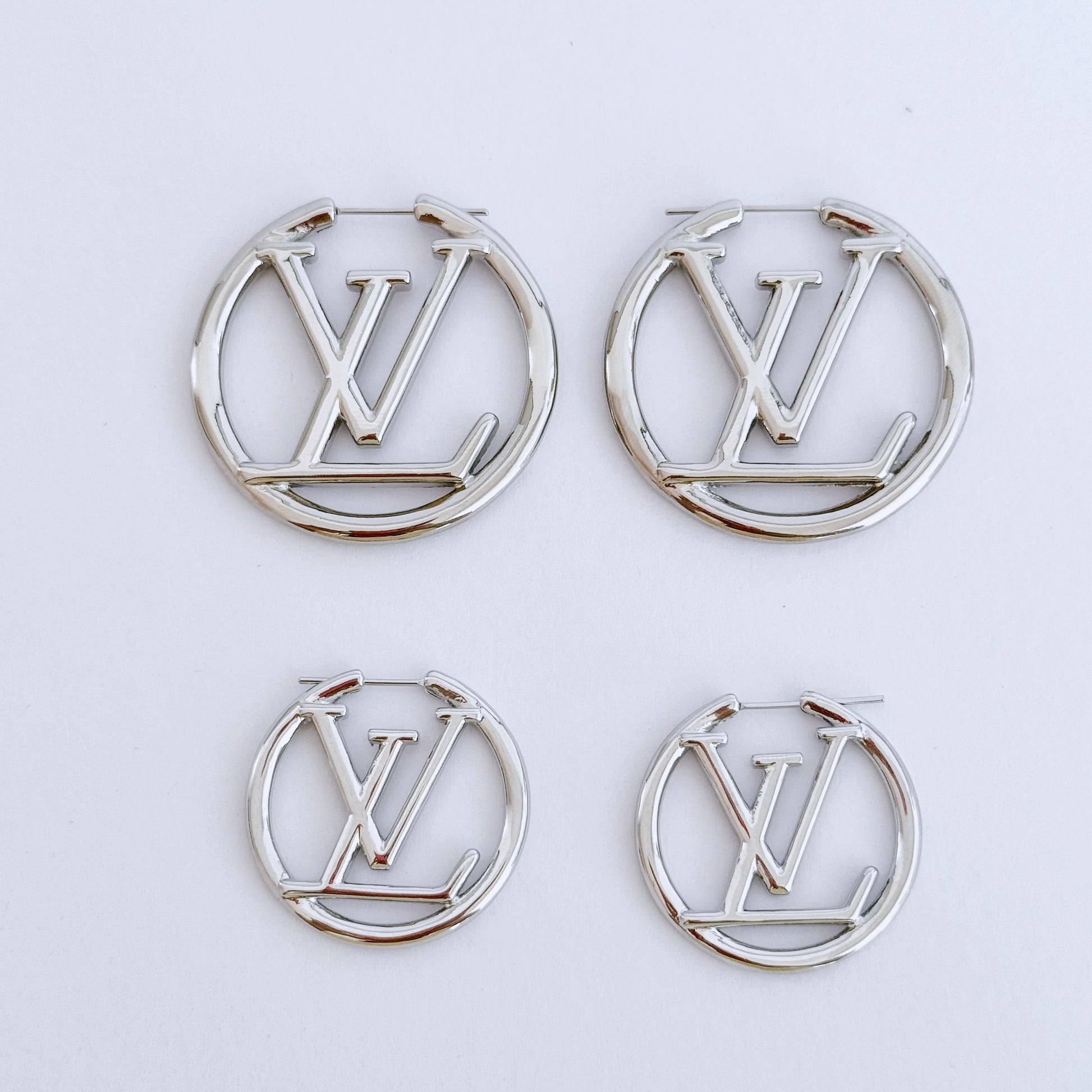 Silver hoops - MARO JEWELRY