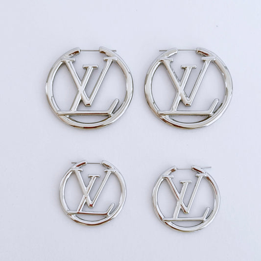 Silver hoops - MARO JEWELRY