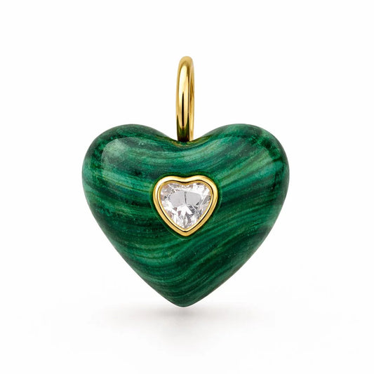 Heart Gem Charm