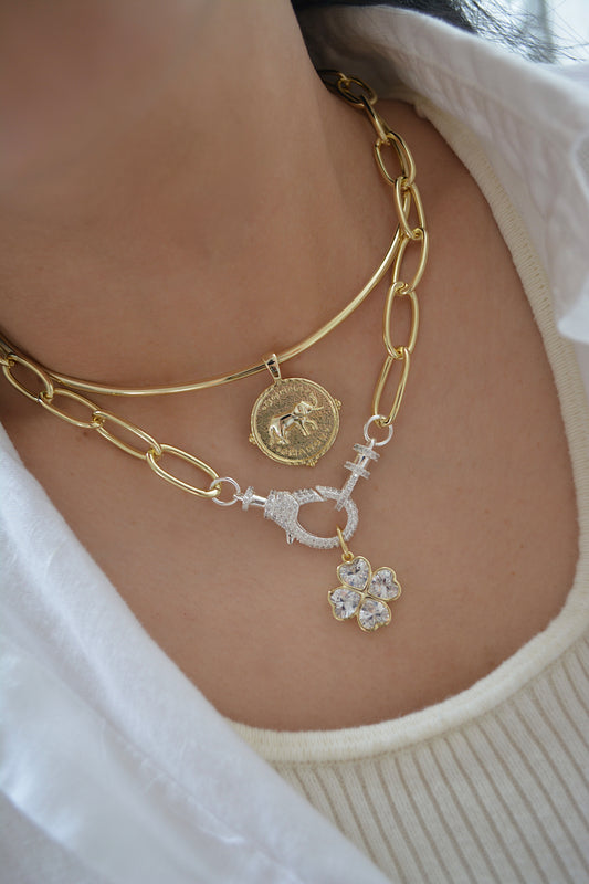 Paperclip Link Necklace