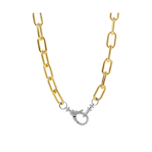 Paperclip Link Necklace